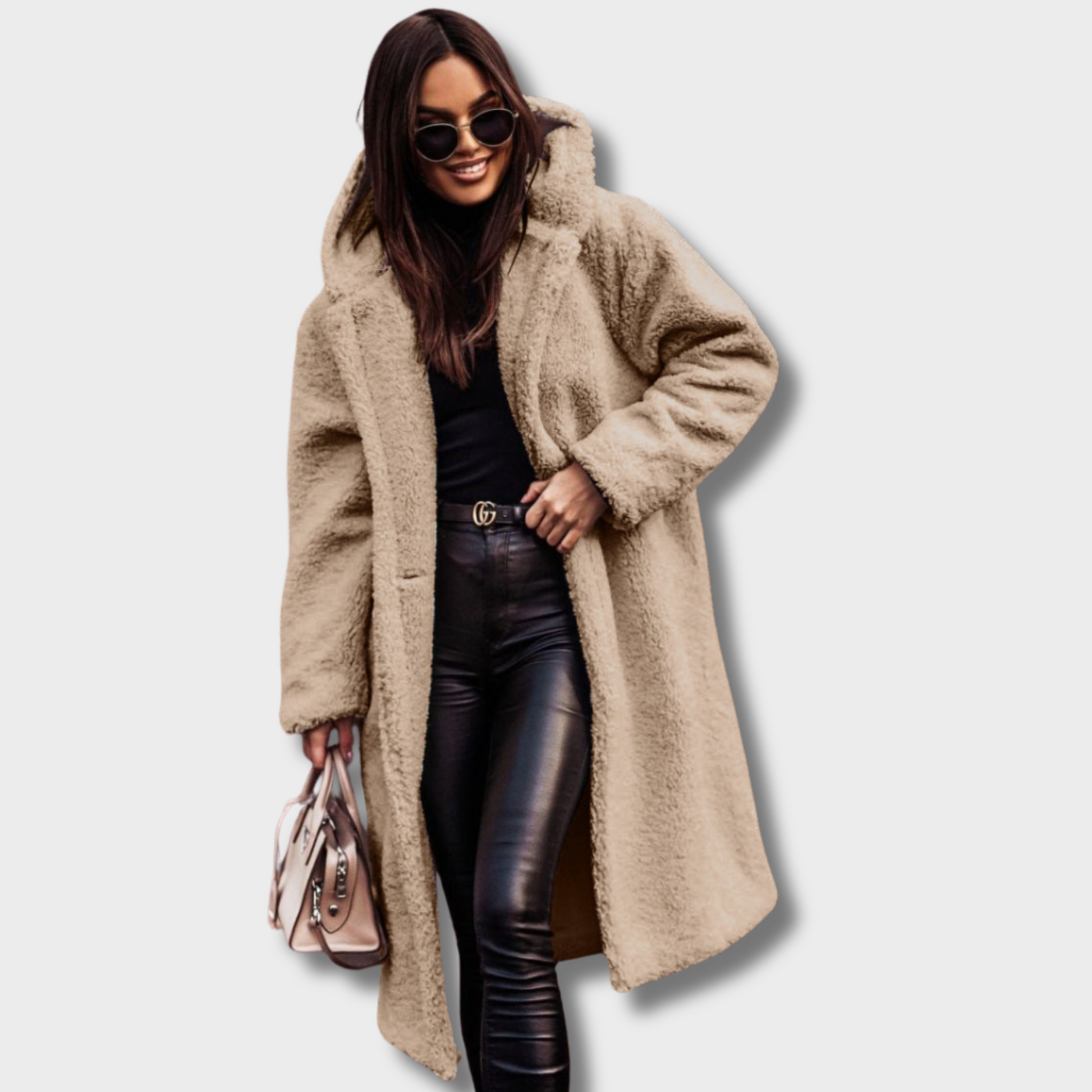 Rina | Cozy Fleece Down Jacket