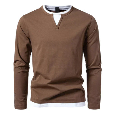 James | Premium Long Sleeve T-Shirt in Combed Cotton