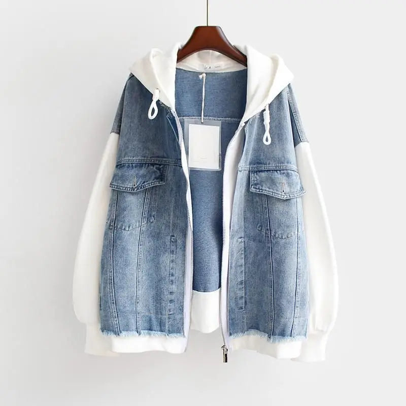 Eloise | Denim Jacket with Hoodie