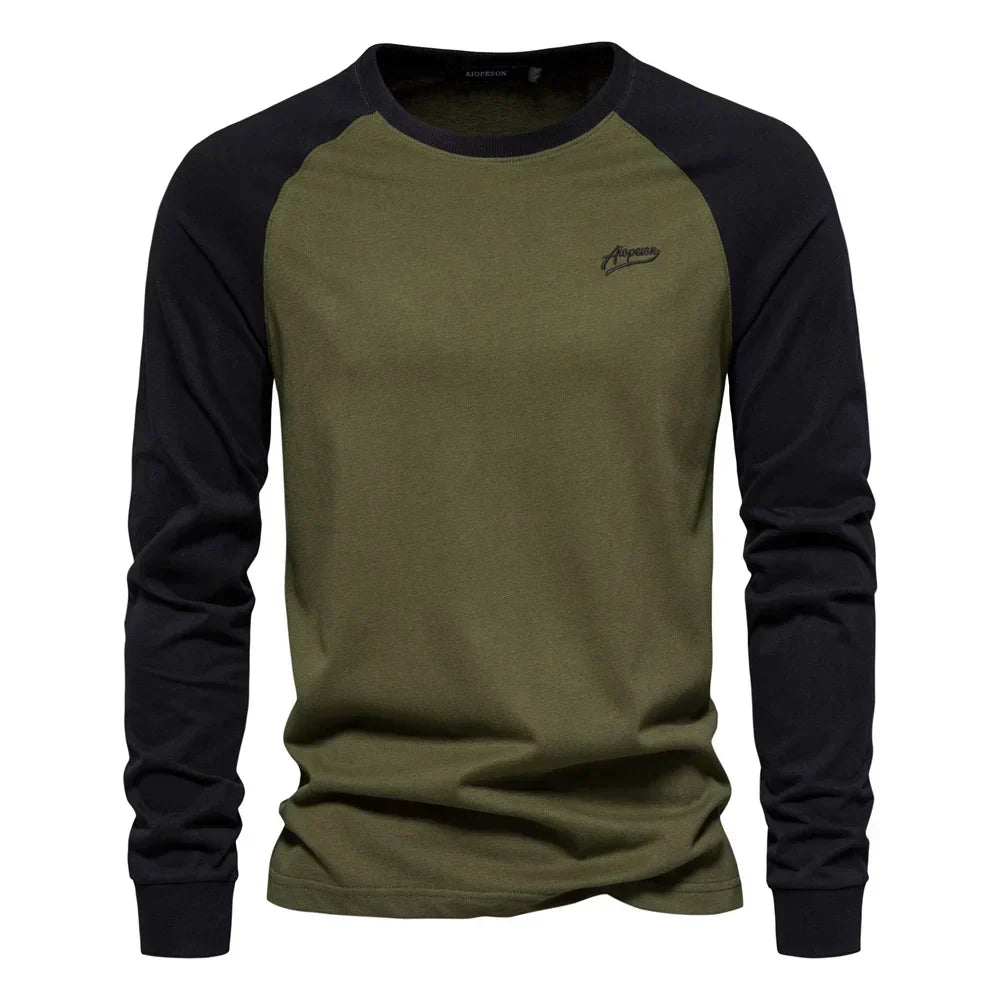Michael | Long Sleeve T-Shirt with Raglan Sleeves