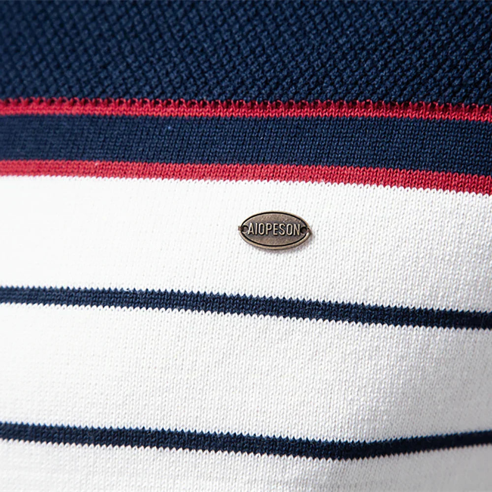 John | Men's Sweater with Striped Pattern