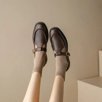 Brenda | Vintage-Style Leather Footwear