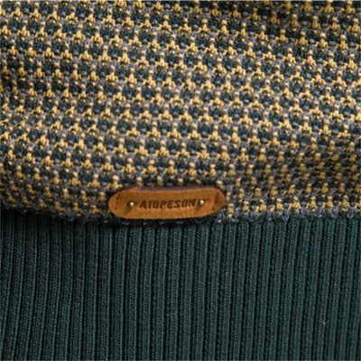 William | Men's Sweater with Check Pattern