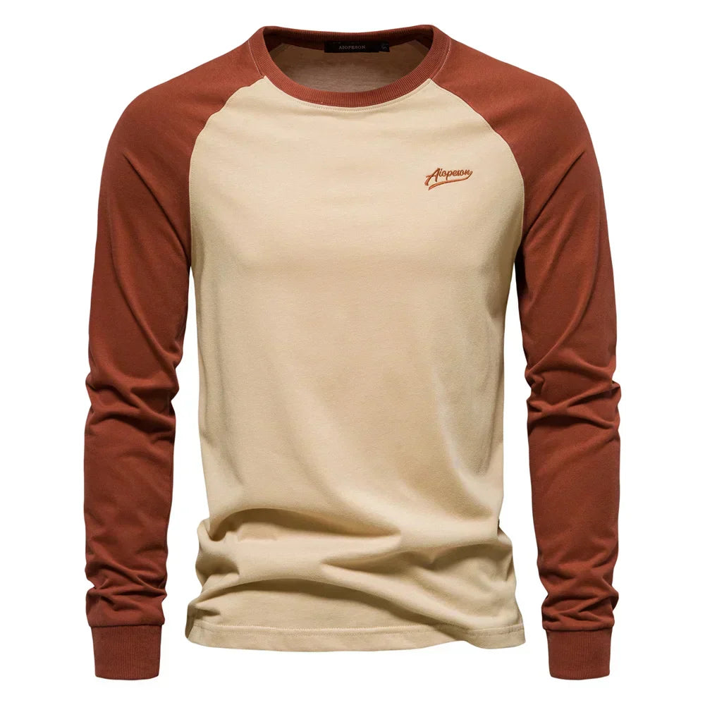 Michael | Long Sleeve T-Shirt with Raglan Sleeves
