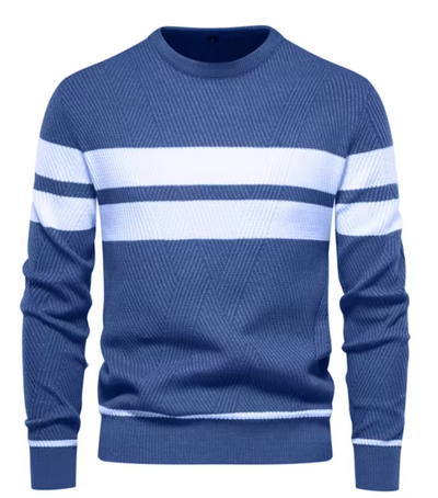 Daniel | Elegant Men's Sweater with Herringbone Pattern