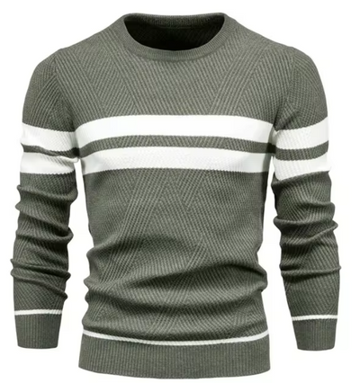 Daniel | Elegant Men's Sweater with Herringbone Pattern
