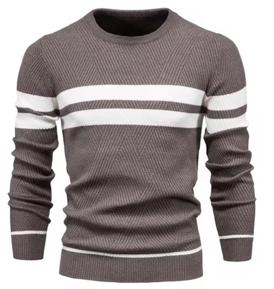Daniel | Elegant Men's Sweater with Herringbone Pattern