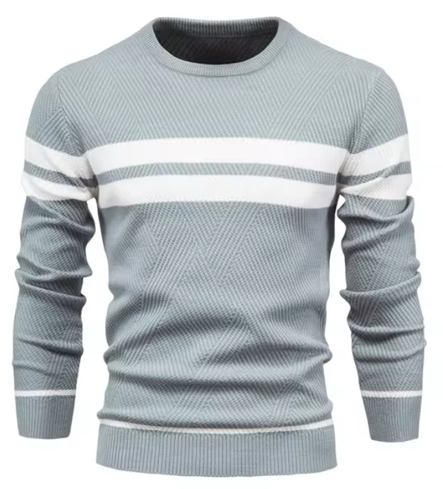 Daniel | Elegant Men's Sweater with Herringbone Pattern
