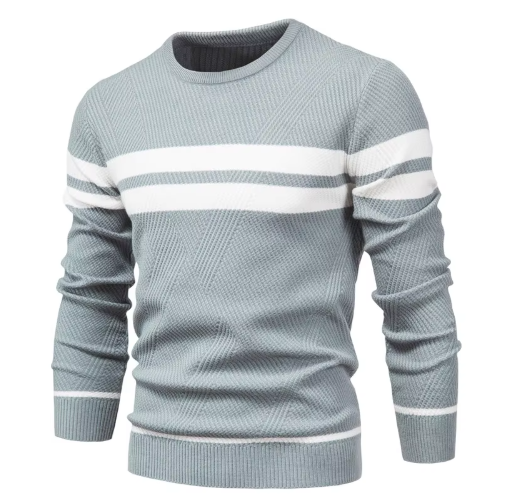 Daniel | Elegant Men's Sweater with Herringbone Pattern