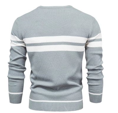 Daniel | Elegant Men's Sweater with Herringbone Pattern