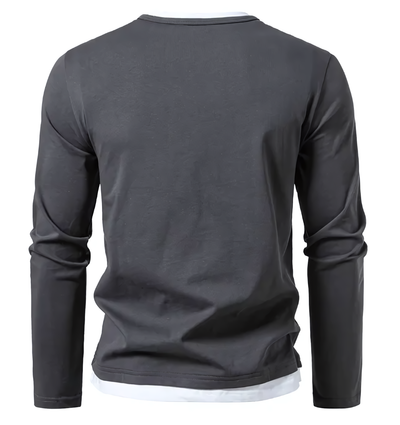 James | Premium Long Sleeve T-Shirt in Combed Cotton