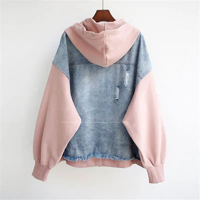 Eloise | Denim Jacket with Hoodie