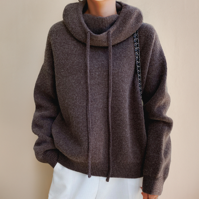 Mila™ | Relaxed Knit Hoodie