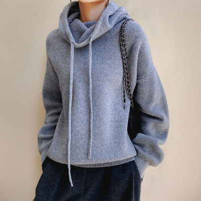 Mila™ | Relaxed Knit Hoodie
