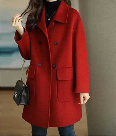 Elisa - Wool Winter Coat for Women
